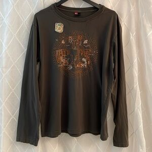 Diesel Men’s Cotton Long Sleeves T-shirt Size XL